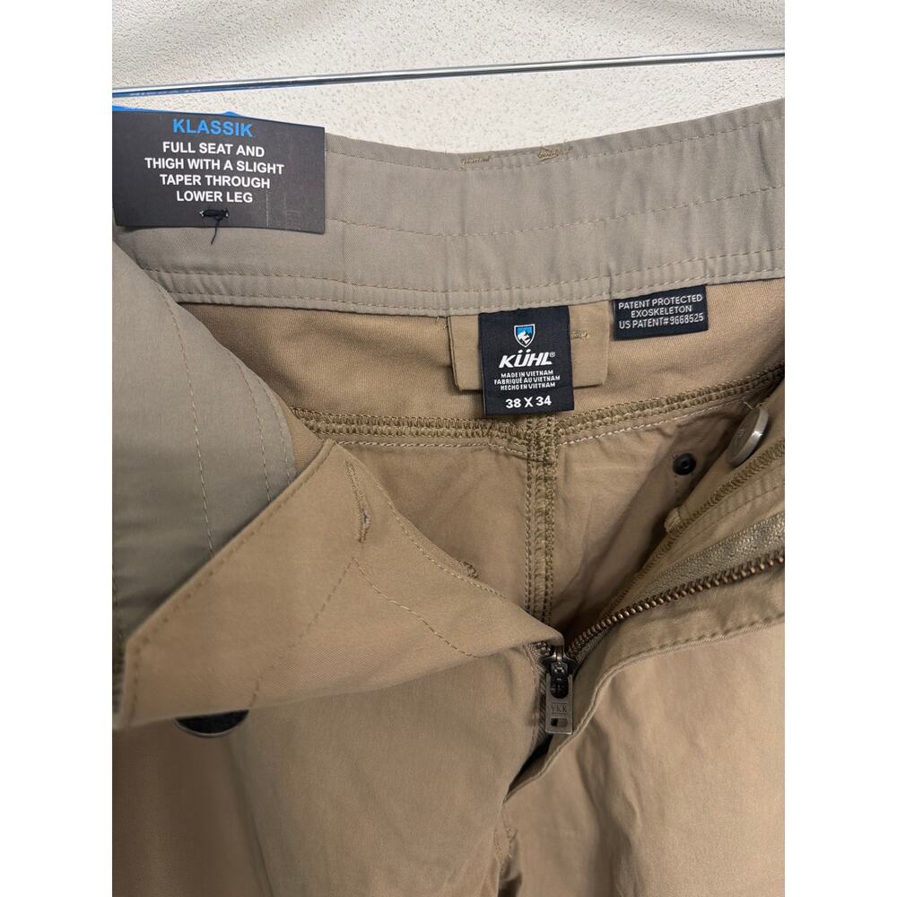 Kuhl Pants Mens 38x34 Beige Exoskeleton Radikl Rhinotek Klassik Outdoor Hiking - Picture 10 of 12